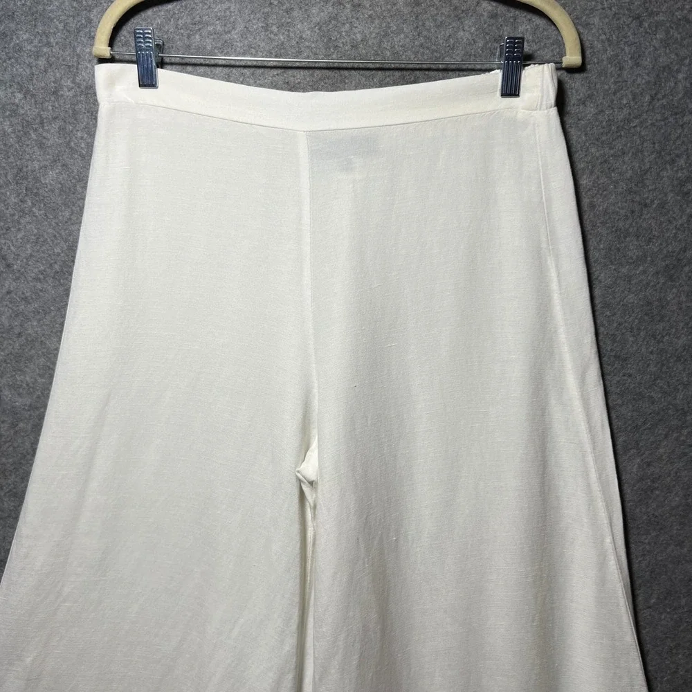 Karen Kane Womens White Wide Leg Palazzo Pants Size S Small - Picture 6 of 7
